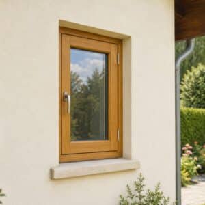 Fenêtre bois soufflet - 720 mm x 685 mm