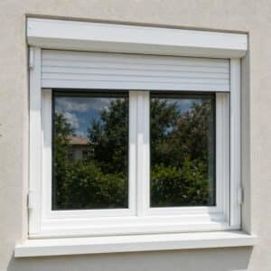 Fenêtre PVC 2 vantaux avec Volet Roulant intégré - 970 BLOC B x 1220 mm