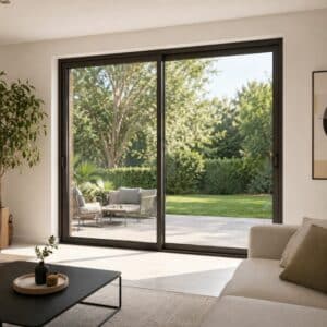 Coulissant 2 vantaux Aluminium - 1340 mm x 1805 mm