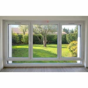 Fenêtre 3 vantaux PVC - 1410 mm x 2410 mm
