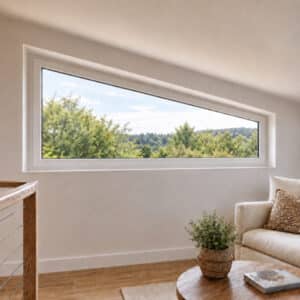 Fenêtre Trapèze PVC - 2390 mm x 1163 mm